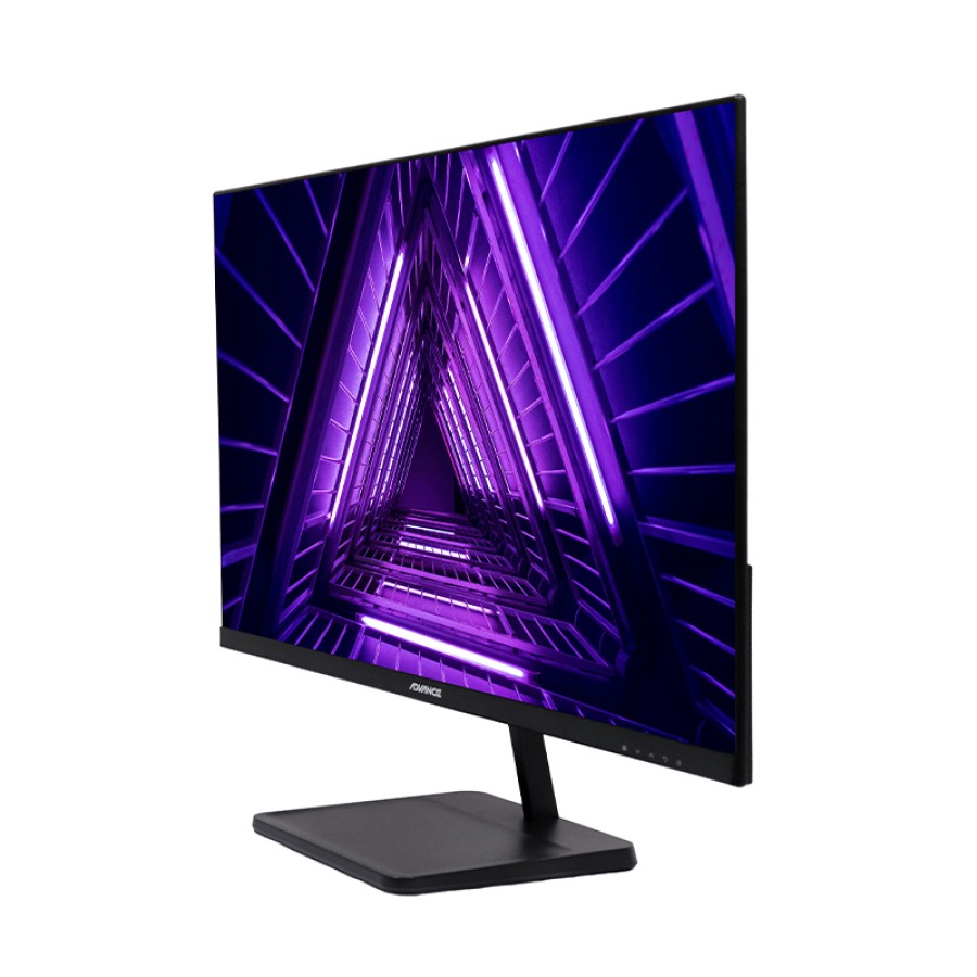 Monitor plano ADVANCE ADV-2754S 27" FHD IPS 120Hz 1ms HDMI DP VGA PARLANTES negro